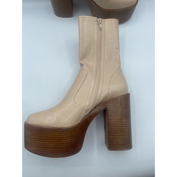 Jeffrey Campbell Mexique2 Platform Boots - Nude - US9.5 NWOB - Picture 7 of 16